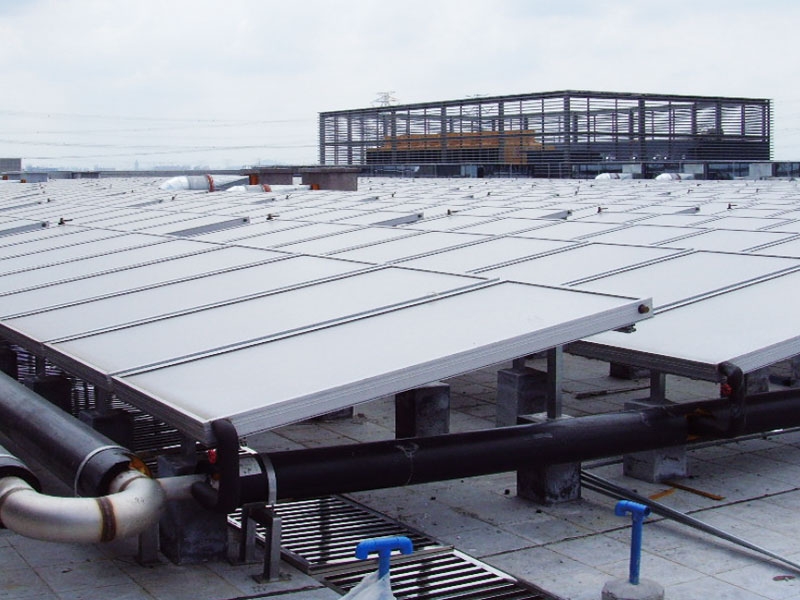 平板集熱太陽(yáng)能熱水工程案例